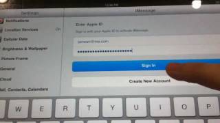 How to setup iMessage