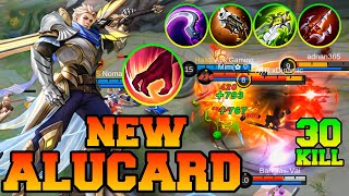 New Meta Update Top Global Alucard With 30 Kills Pro Gameplay Best build 2023 Guide Tutorial MLBB