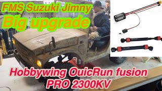 RC FMS Suzuki Jimny LJ10 1/6 Big upgrade Hobbywing OuicRun fusion PRO 2300KV