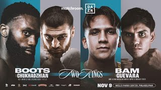 Bam Rodríguez vs Guevara; y Boots Ennis vs Chukhadzhian, este sábado por DAZN