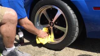 Applying Paint Sealant to Wheels