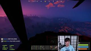 Sykkuno finally learned how to fly the helicopter! + Valkyrae, TinaKitten | Rust Streamer Server