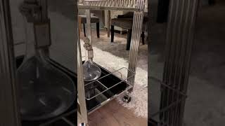 Colton Contemporary Chrome And Black Glass Drinks Trolley