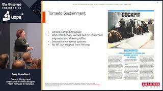 Cockpit Design and Assessment Methodologies: From Tornado to Tempest - Suzy Broadbent