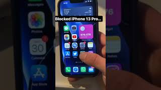 Iphone13 pro blocked😱!! #shorts #trending #iphone #apple #blocked #tech #technology #smartphone #ios