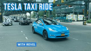 Revel's Tesla Taxi, NYC