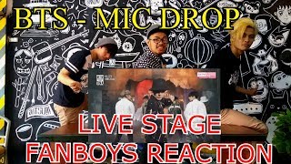 BTS - MIC DROP LIVE STAGE REACTION FANBOYS VERSION | HIPHOP ON POINT