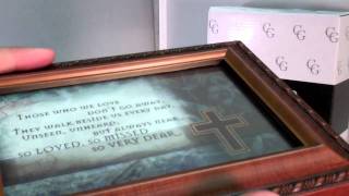 Ave Maria- Wooden Memorial Music Box.MP4