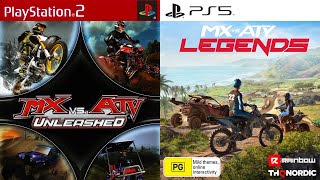 MX vs ATV PlayStation Evolution (2005-2022)