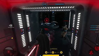 Star Wars Battlefront Vader on Death Star