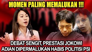 'Muka Adian Tertekuk Malu ‼️ Debat Sengit, Prestasi Jokowi - Adian 'Dipermalukan' Habis Politisi PSI