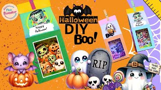 DIY HALLOWEEN 🎃 Caja milk con visor | PLANTILLAS GRATIS