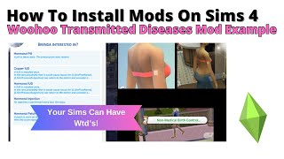 How To Install Woohoo Transmitted Diseases Mod For Sims 4 | 2024