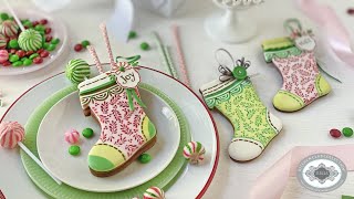 JULIA'S SECOND KITCHEN CLUB RELEASE: 2-D and 3-D Stuff-able Christmas Stocking Cookies!