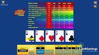 Habanero - Double Double Bonus Poker 1 Hand - Gameplay Demo