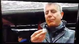 Anthony Bourdain  No Reservations- Prague Stuffing Sausages By Hand