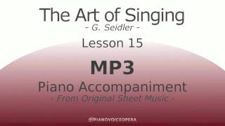 Seidler, The Art of Singing Piano Accompaniment Lesson 15