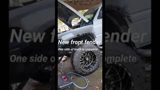 project truck gets new front fender