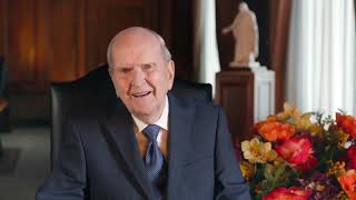 El presidente Russell M. Nelson en el Devocional mundial de la Sociedad de Socorro