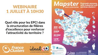 REPLAY WEBINAIRE - Quel rôle pour les EPCI dans la structuration de filières d’excellence ?