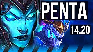 KALISTA vs AURELION SOL (MID) | Penta, 14/2/0, Dominating | EUW Diamond | 14.20