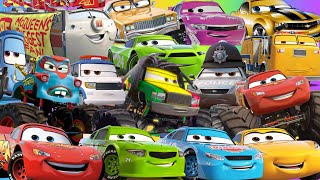 Looking For Disney Pixar Cars 3 Lightning Mcqueen, Miss Fritter, Doc Hudson, Fillmore, Bobby Swift.