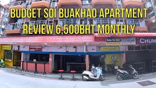 BUDGET SOI BUAKHAO APARTMENT REVIEW MONEY ONE HOTEL 6,500BHT MONTHLY *Details In Description*