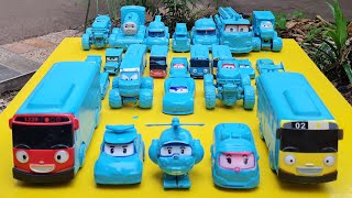 Clean up muddy mini cars & disney car convoys! Play in the garden