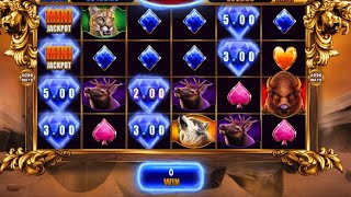 We got diamonds!!💎 Back to back Fireshot Diamond Feature!! Stampede Fury 2 | Luckyland Slots