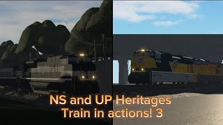 NS and UP Heritages Train in actions! 3