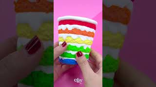 Rainbow Drinking Cup Decoration #shorts #rainbow #decoration #cup