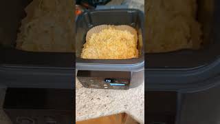 Air fryer hash browns in the ninja speedi