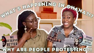 Is Ghana's Economy Effecting Us? | Why Are People Protesting #fixthecountry #movingtoghana