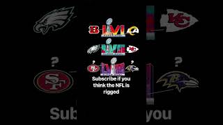 Subscribe and like if you think the NFL if rigged.