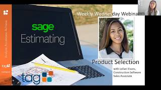 Sage Estimating | Product Selection | Which is right for your firm?