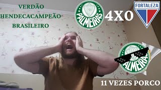 #REACT PALMEIRAS 4X0 FORTALEZA #REAÇÃO (BRASILEIRÃO 2022 - 35° RODADA) #brasileirao