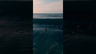 Surprising double up into long wave #surfing