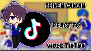 Seiken Gakuin no Makentsukai React To Video Tiktok || GachaReact