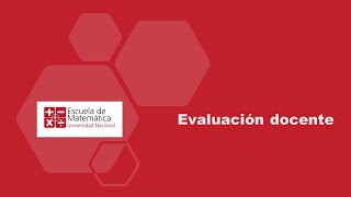 Evaluación docente