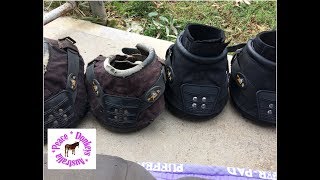 Horse hoof boots review - old mac boots.