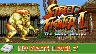 Street Fighter II The World Warrior (SNES) - Blanka No Death Playthrough Level 7