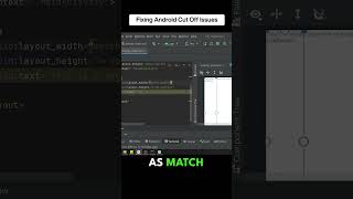 Fixing Android Cut off Issues #shorts #android #androidstudio  #coding #androiddeveloper