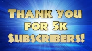 Thank You So Much For 5k Subscribers!