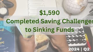 How Much Saved In May & Q2 So Far? Sinking Funds Allocation of Completed Savings Challenges