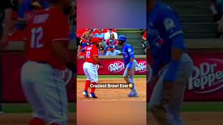 Craziest *BRAWL* in SPORTS HISTORY!!! #sports #shorts