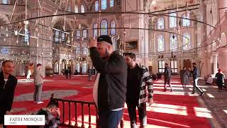 İstanbul Fatih Camii ve Fatih Sultan Mehmet Türbesi İçerisinden Görüntüler