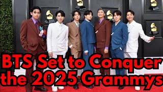 BTS Set to Conquer the 2025 Grammys #bts #RM #Jin #Suga #J-Hope #Jimin #V #Jungkook #Kim Teahyung