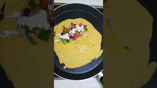 Gram flour wrap | Besan wrap |Food to enjoy | Instant Besan Dosa#Breakfastrecipe#youtubeshorts#viral