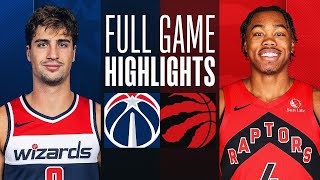 Washington Wizards vs. Toronto Raptors Full Game Highlights | Oct 20 | 2023 NBA Preseason