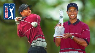 TIGER WOODS wins his first TOUR Championship